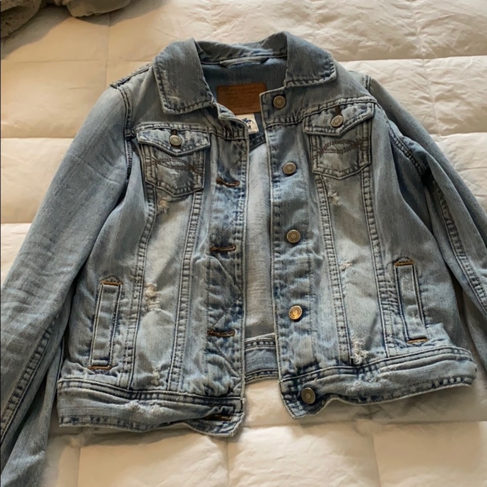 Distressed Abercrombie jacket